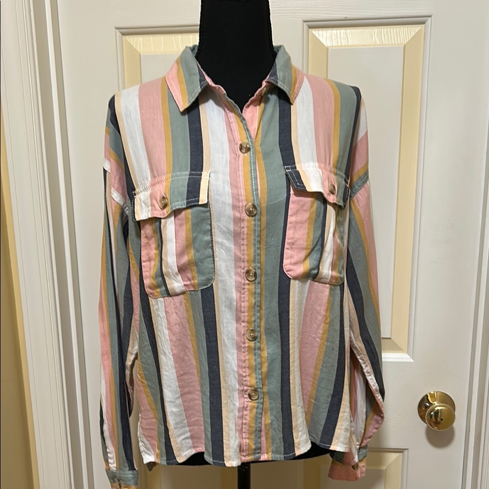 SO Multicolor Striped Shirt